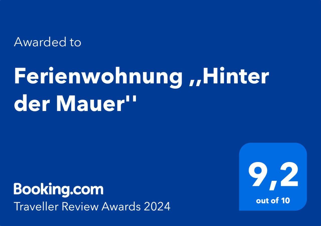 Ferienwohnung ,,Hinter Der Mauer" هيلدبورغهاوزن المظهر الخارجي الصورة